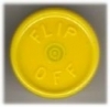 Bördelkappe Flip Off GELB, 20mm, HS-Code:  8309 9090, Herkunft: Deutschland