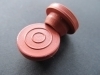 Injektionsstopfen rot, 20mm, Brombutyl, 1 Stk., HS-Code: 4016 9300, Herkunft: Deutschland