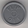 Bördelkappe Flip Off HELLGRAU, 20mm, HS-Code:  8309 9090, Herkunft: Deutschland